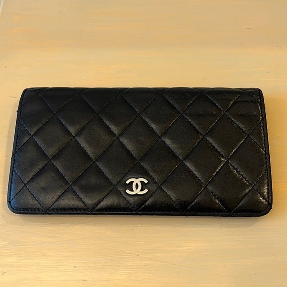 CHANEL Handbags - Chanel Long Lambskin Wallet